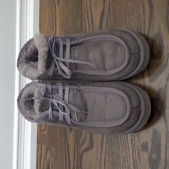 12 - UGG Grey Boots - Picture 2 of 7